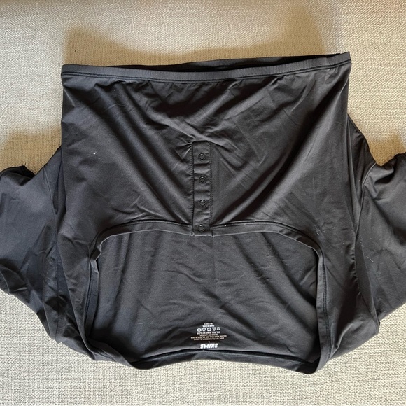 Skims black crop top - Picture 1 of 2